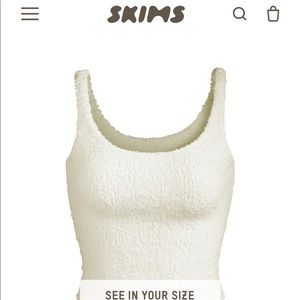 NEW WITH TAG SKIMS COZY KNIT TANK SIZE S/M